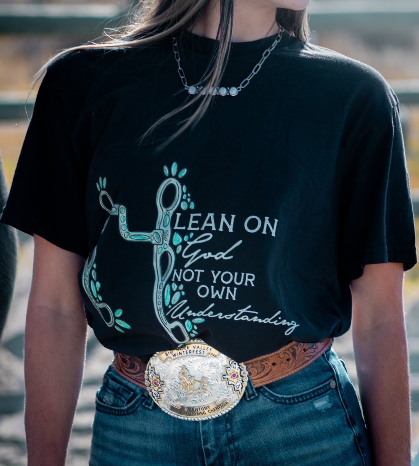 Lean On God Comfort Colors Tee