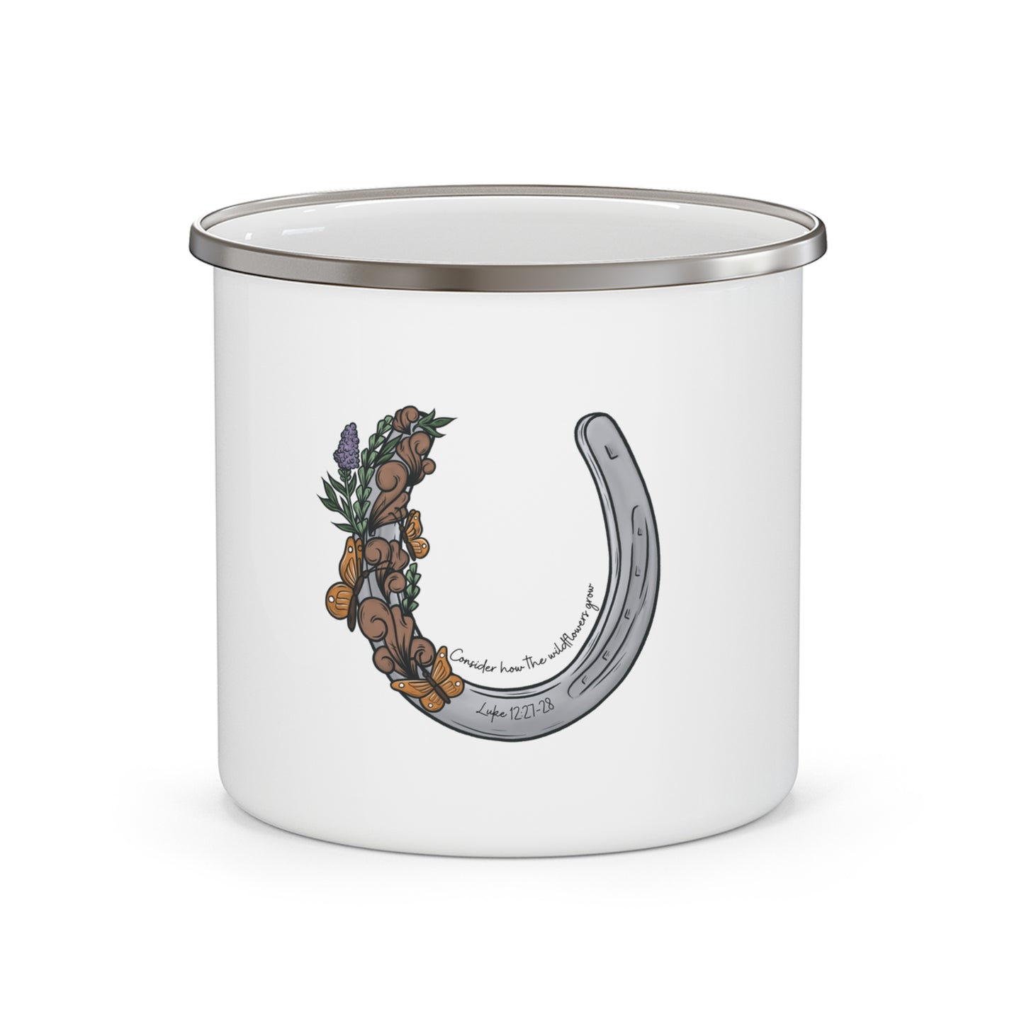 Consider The Wildflowers Camping Mug