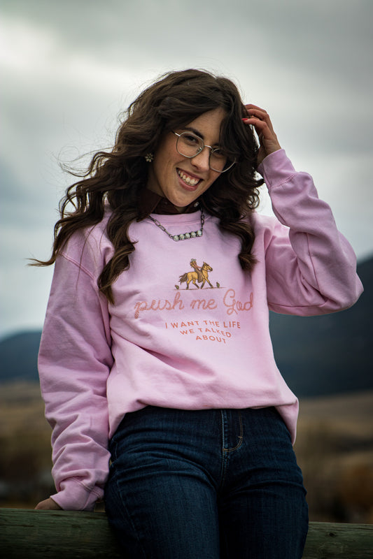 Push Me God Crewneck