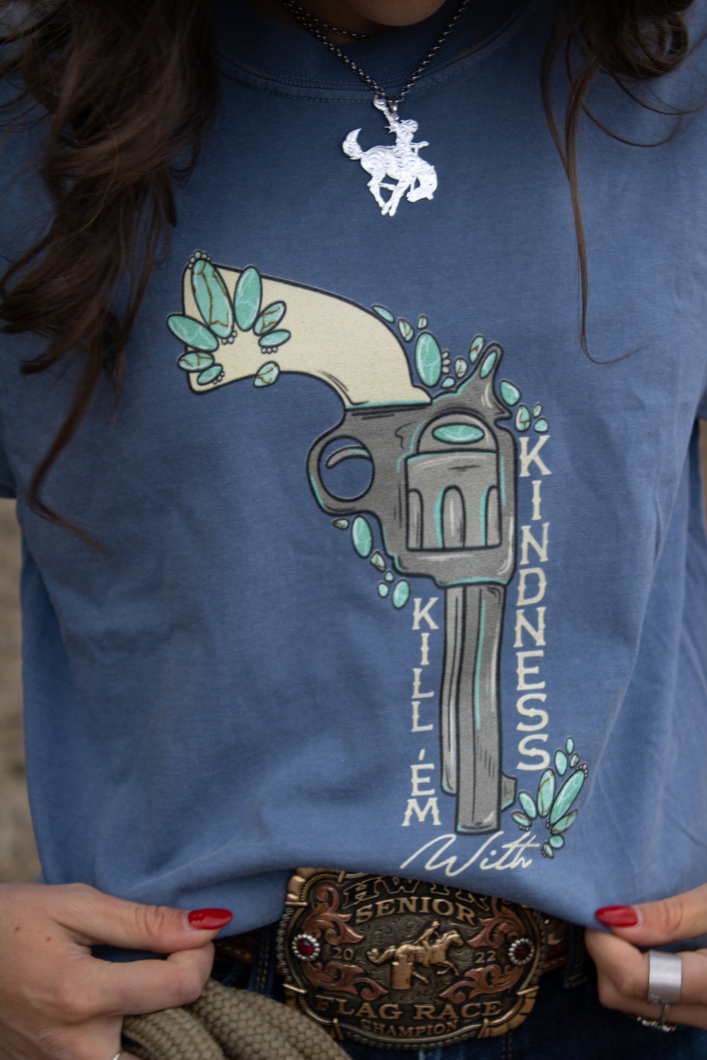 Kill Em With Kindness Comfort Colors Tee