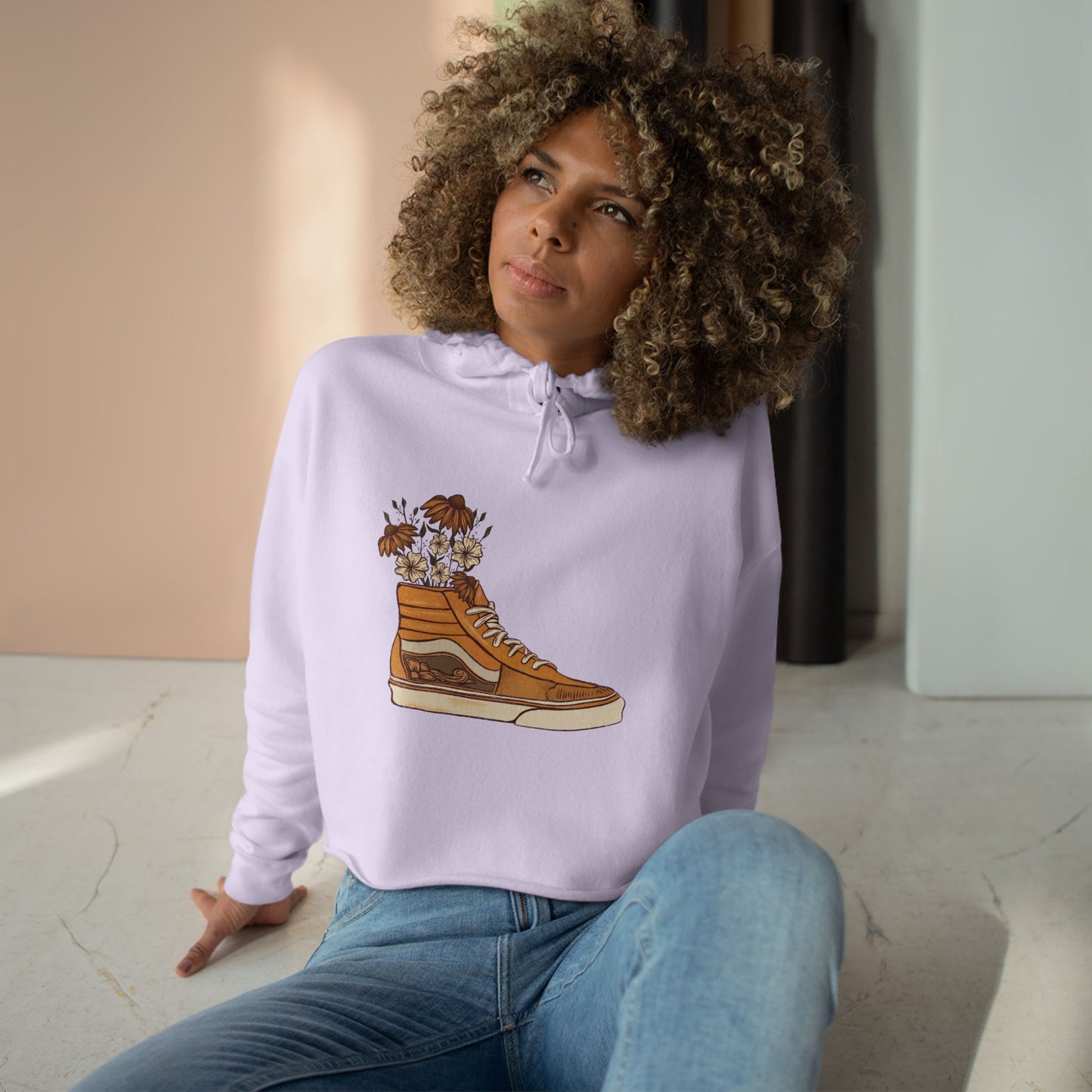 Casual Cowgal Crop Hoodie