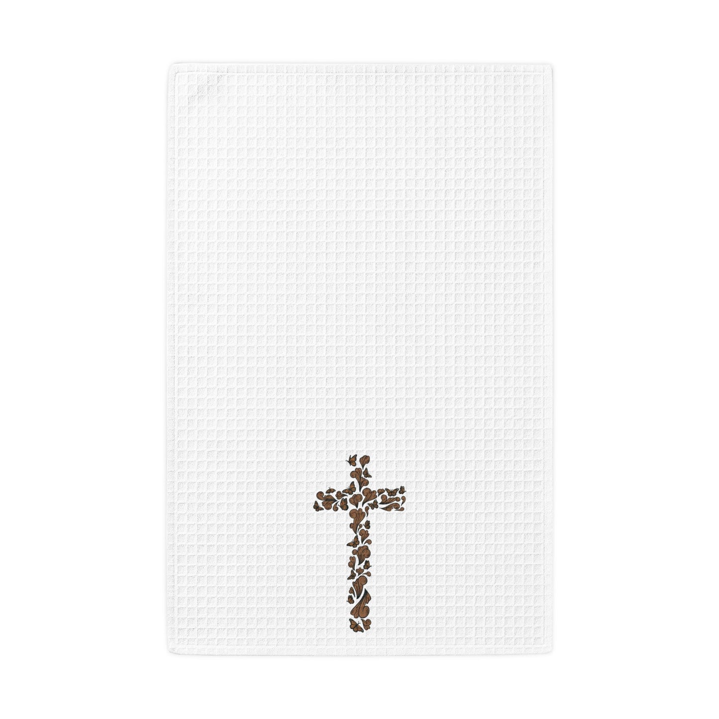 Wings of Grace Waffle Weave Kitchen Hand Towel