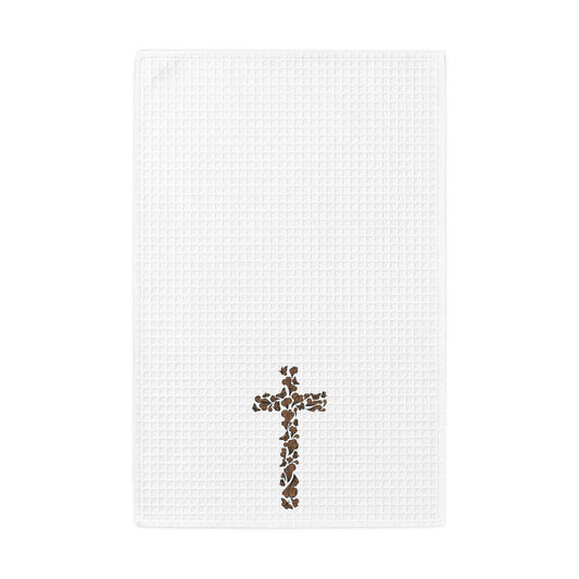 Wings of Grace Waffle Weave Kitchen Hand Towel