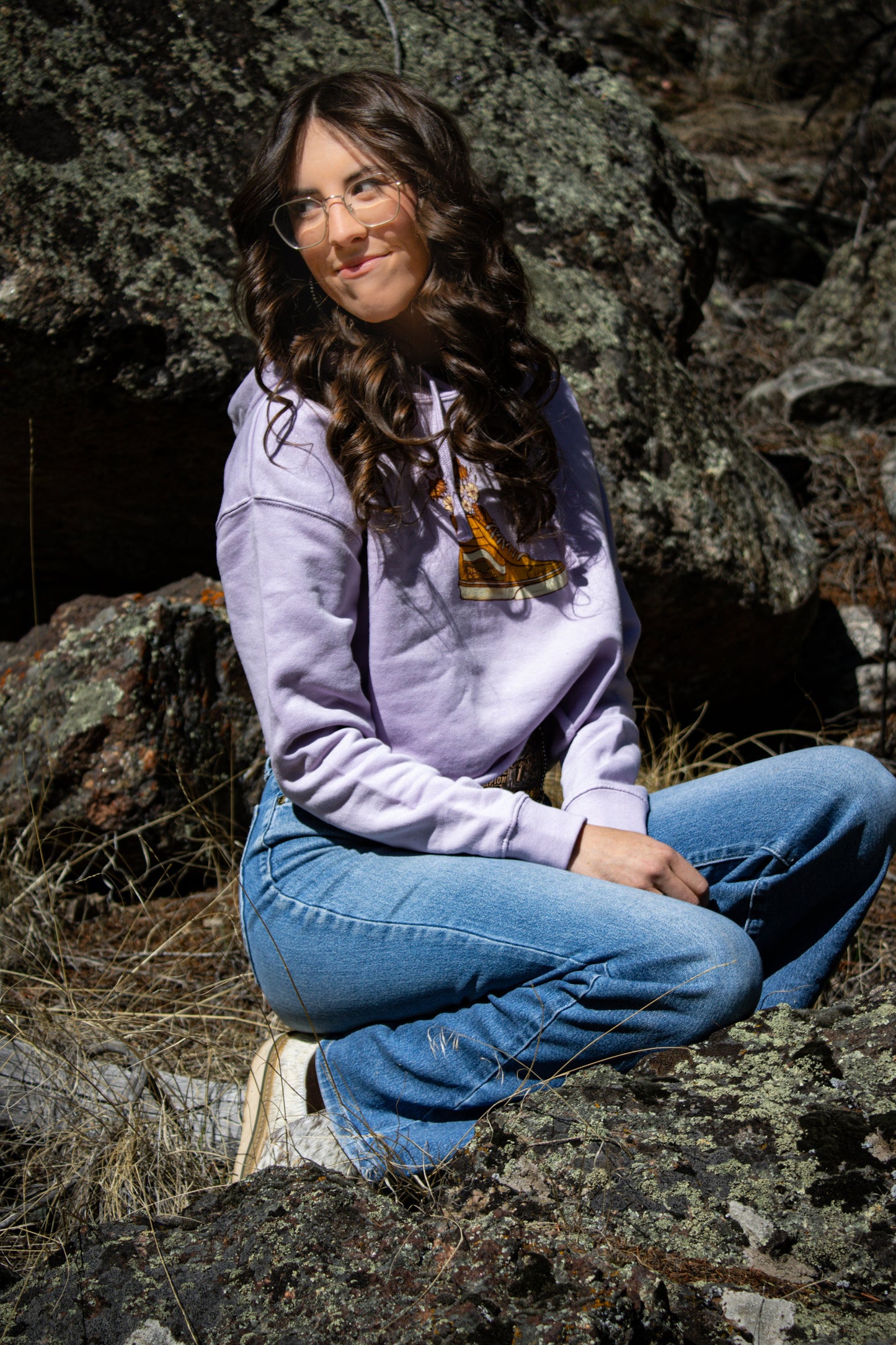 Casual Cowgal Crop Hoodie