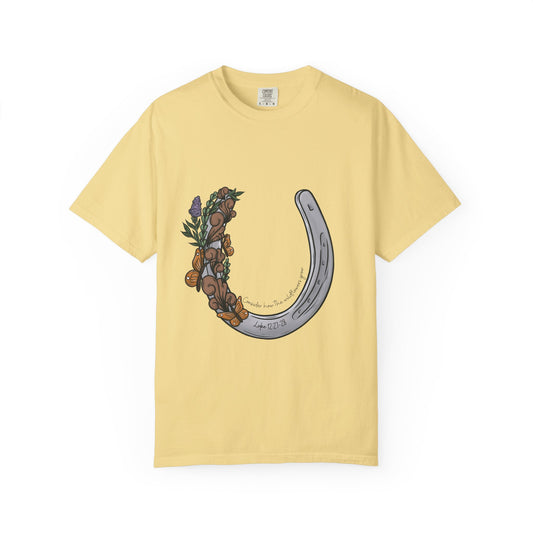 Consider the wildflowers Comfort Colors Tee