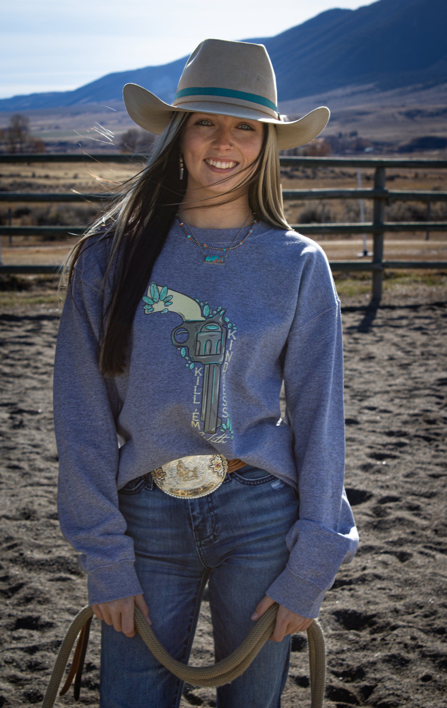 Kill Em With Kindness Crewneck