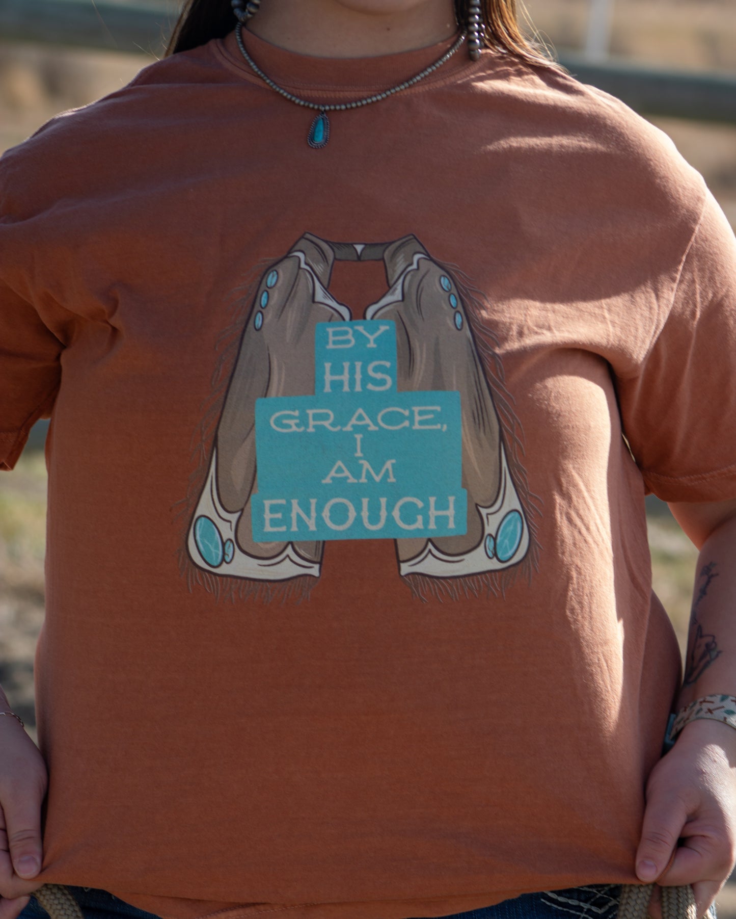 By His Grace Comfort Colors Tee