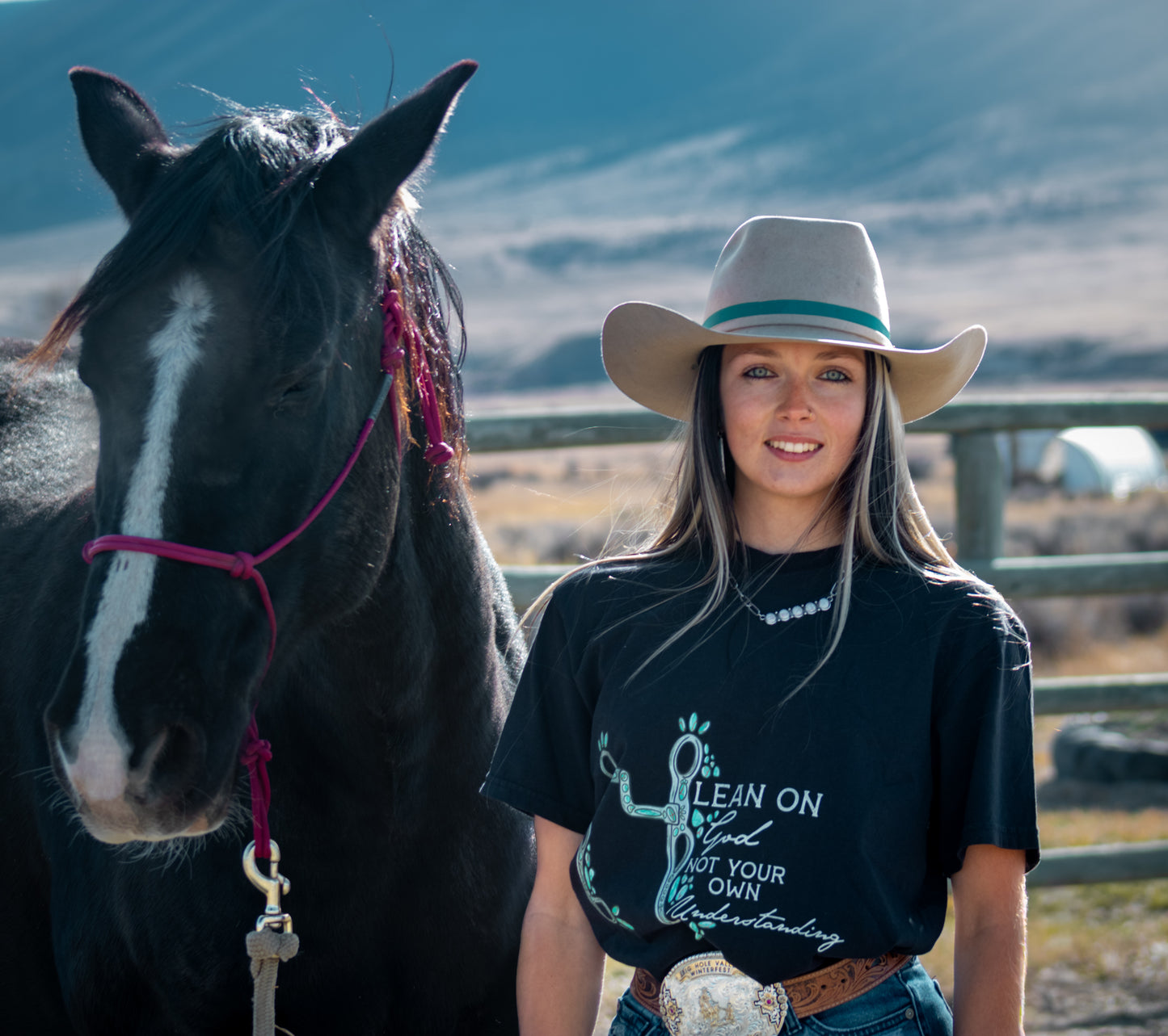 Lean On God Comfort Colors Tee