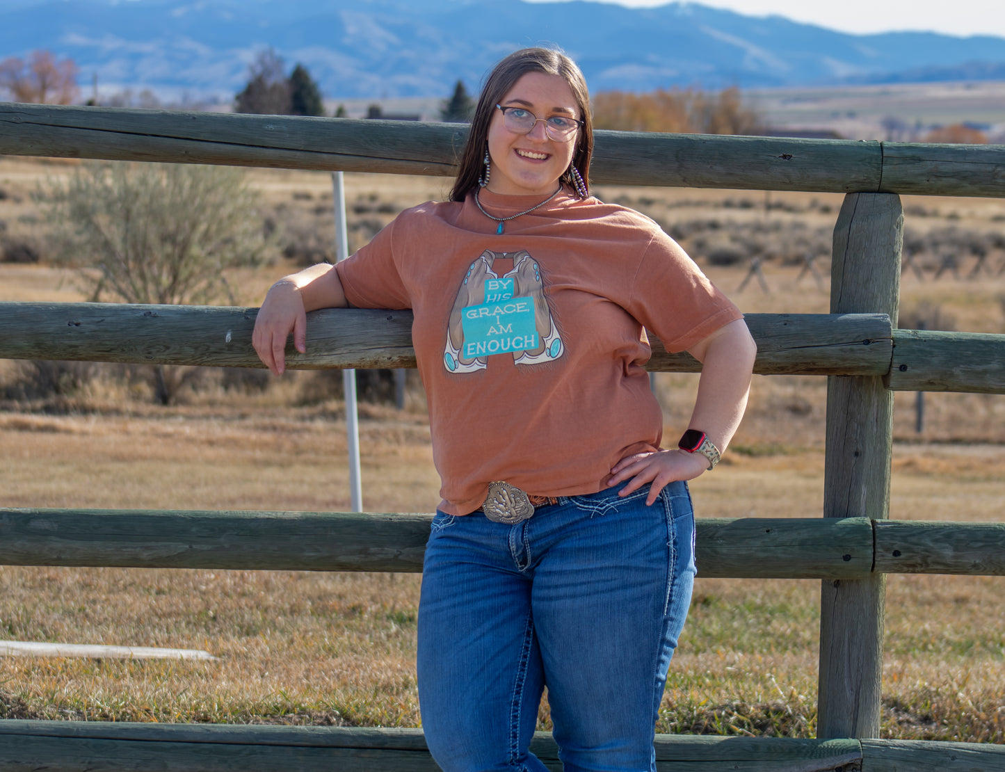 By His Grace Comfort Colors Tee