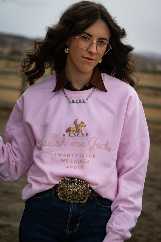 Push Me God Crewneck