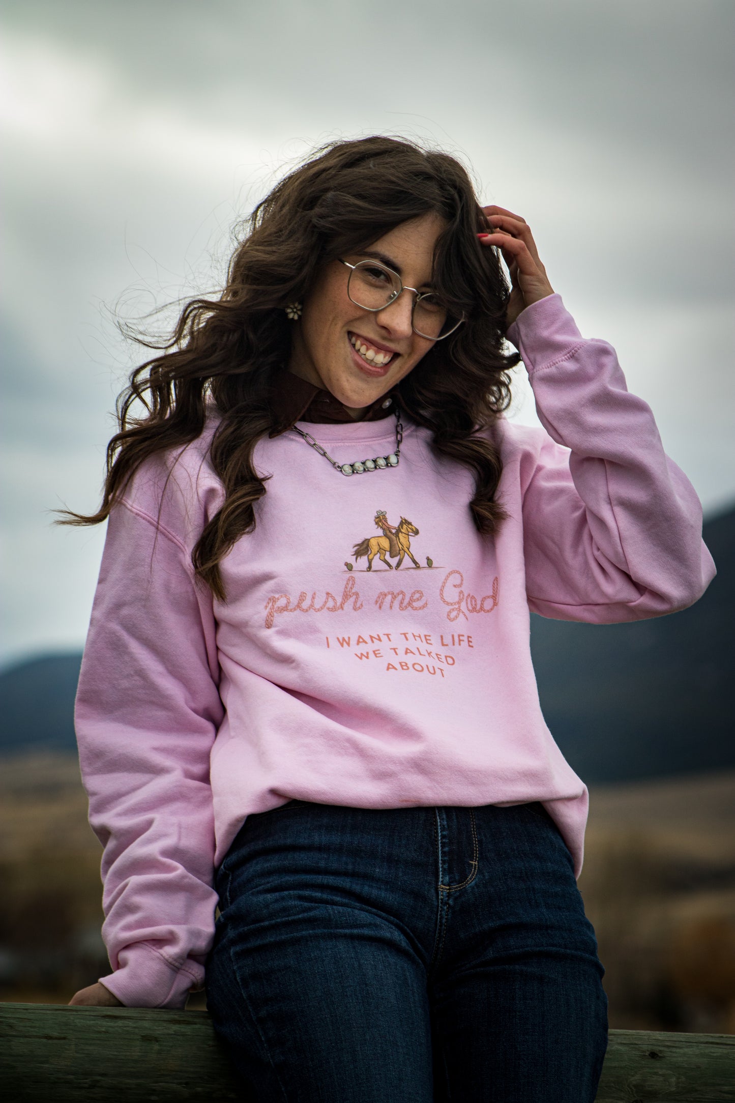 Push Me God Crewneck